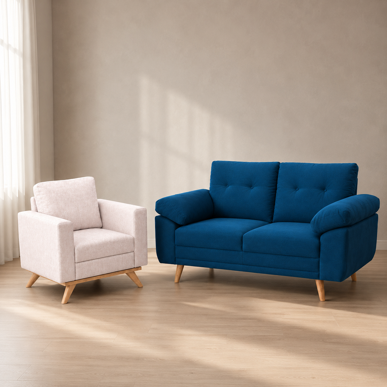 Sofá Trend y Silla Blake