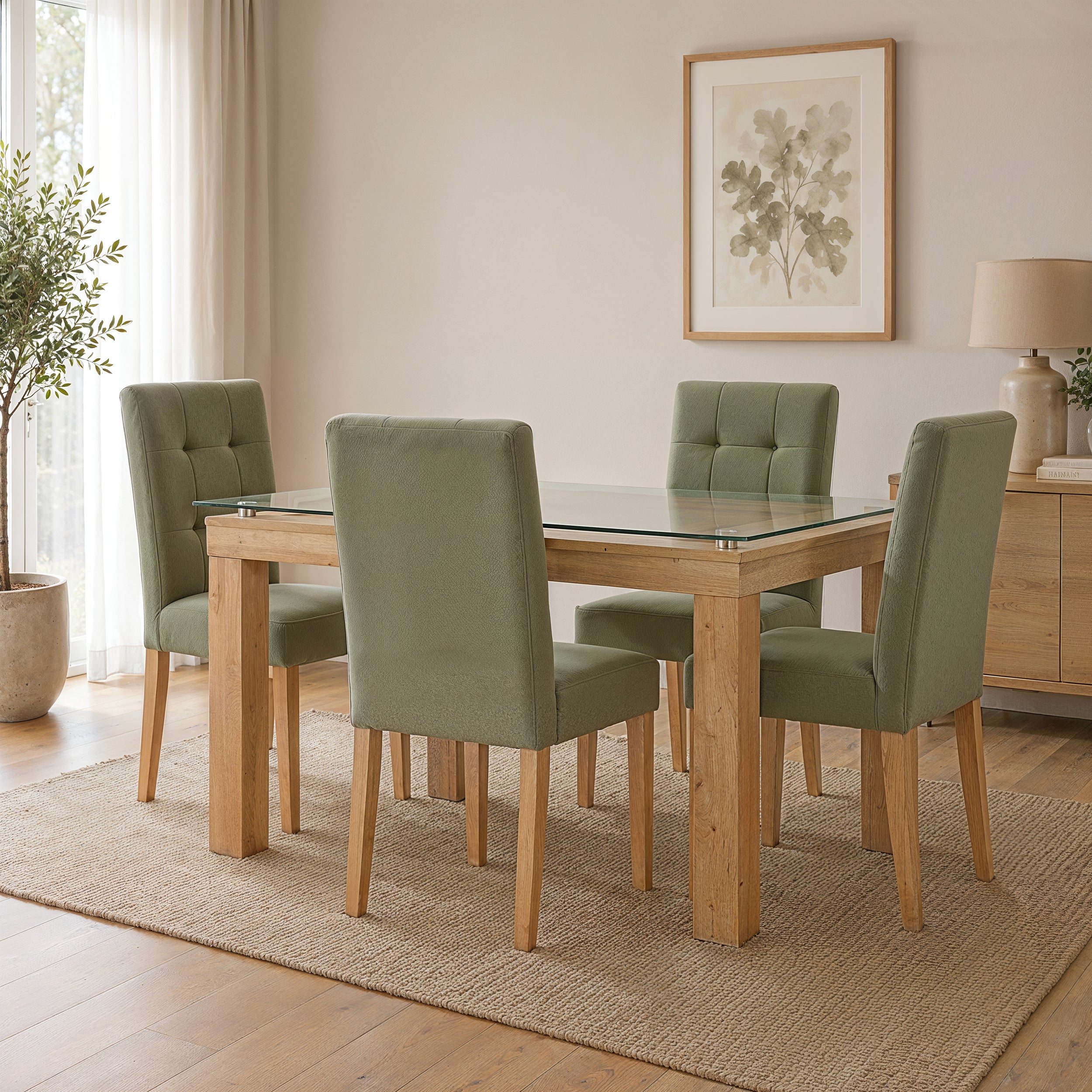 Comedor Candelaria, 4 Sillas Noruega