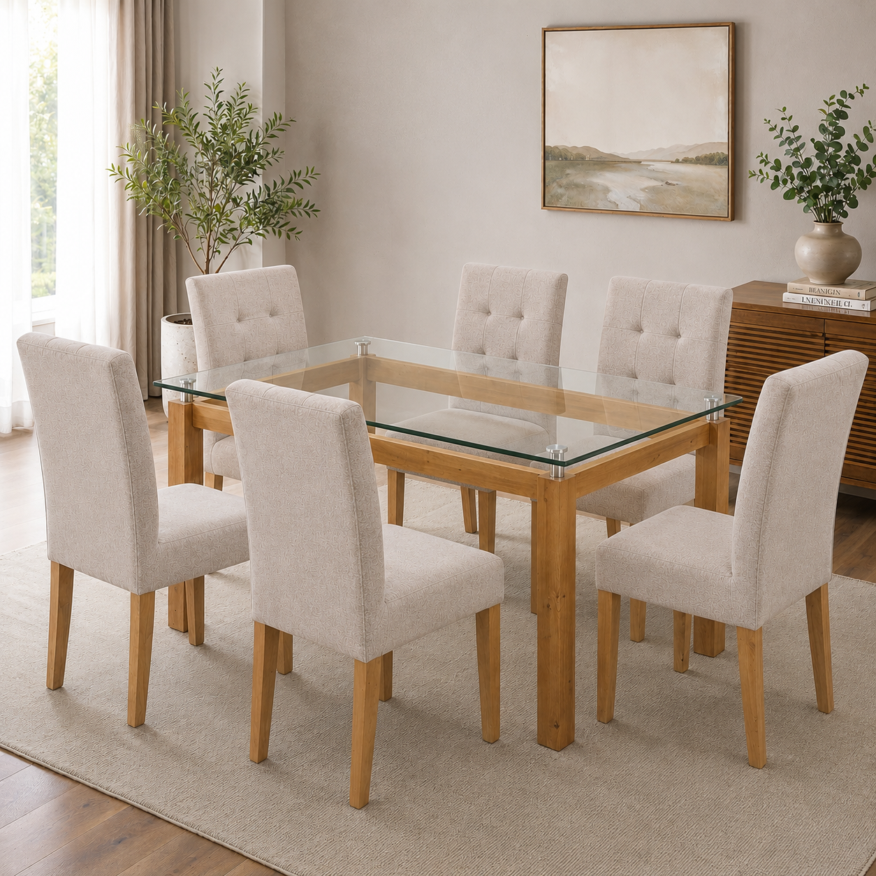 Comedor Marruecos, 6 Sillas Noruega