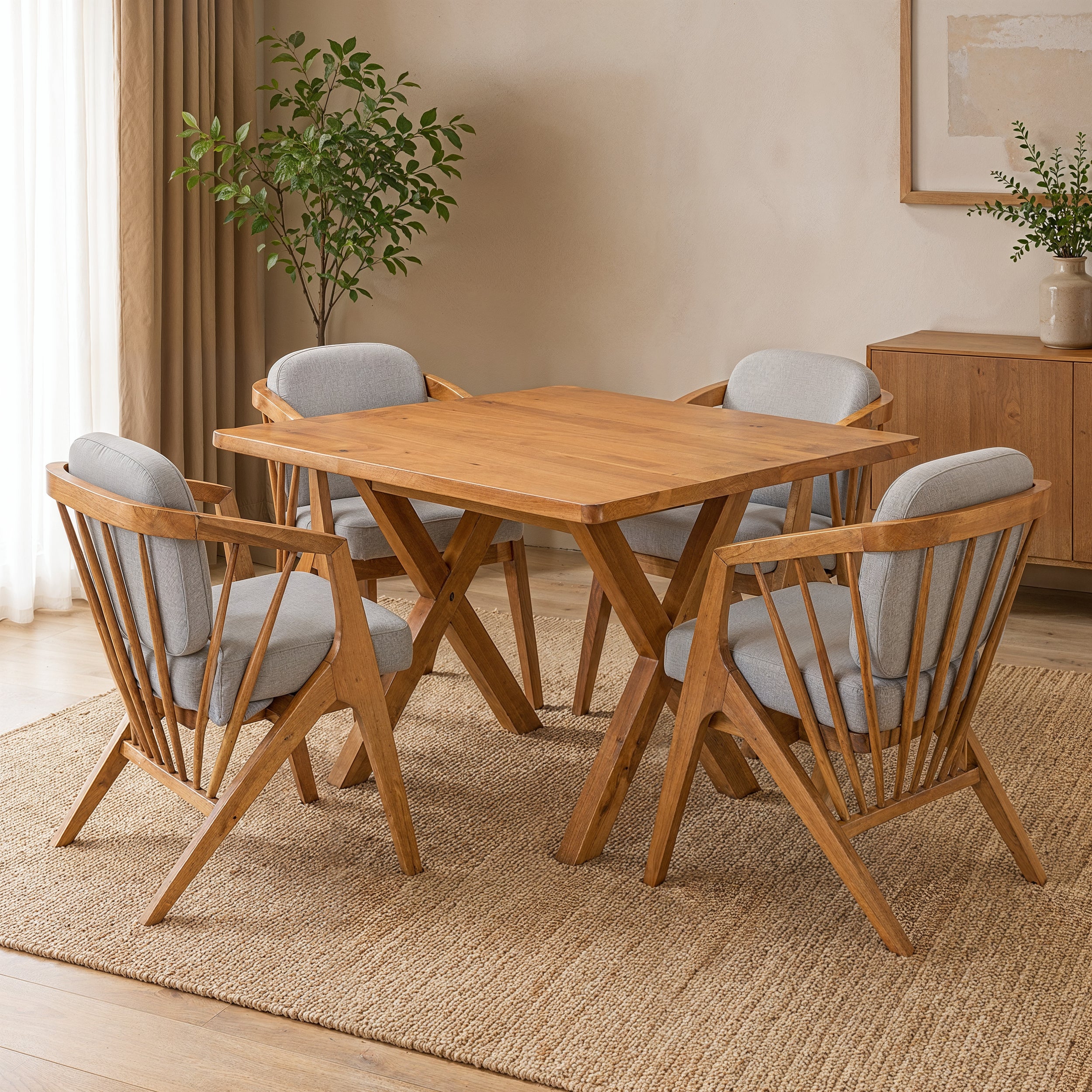 Comedor Mérida, 4 Sillas Niza