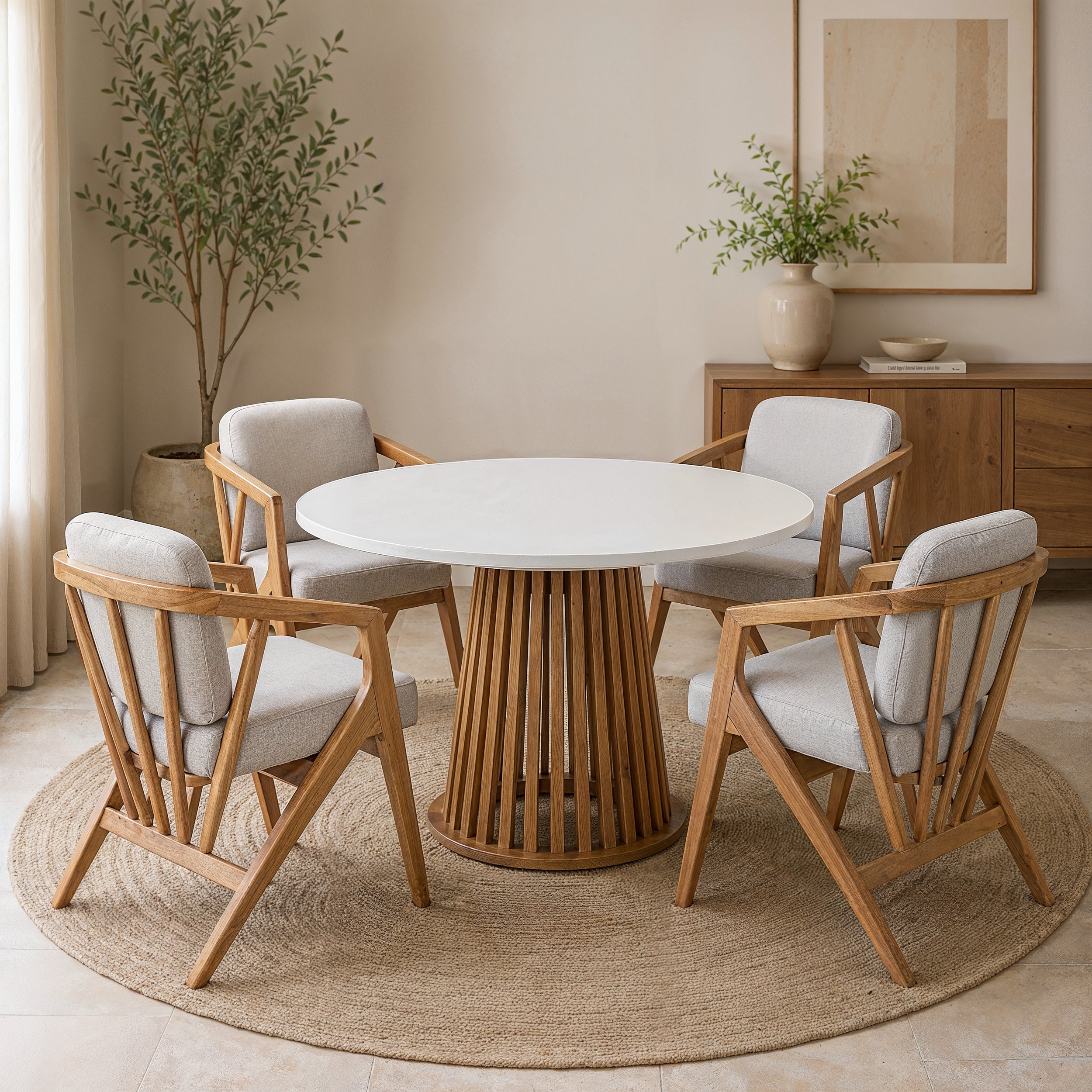 Comedor Noruega, 4 Sillas Niza