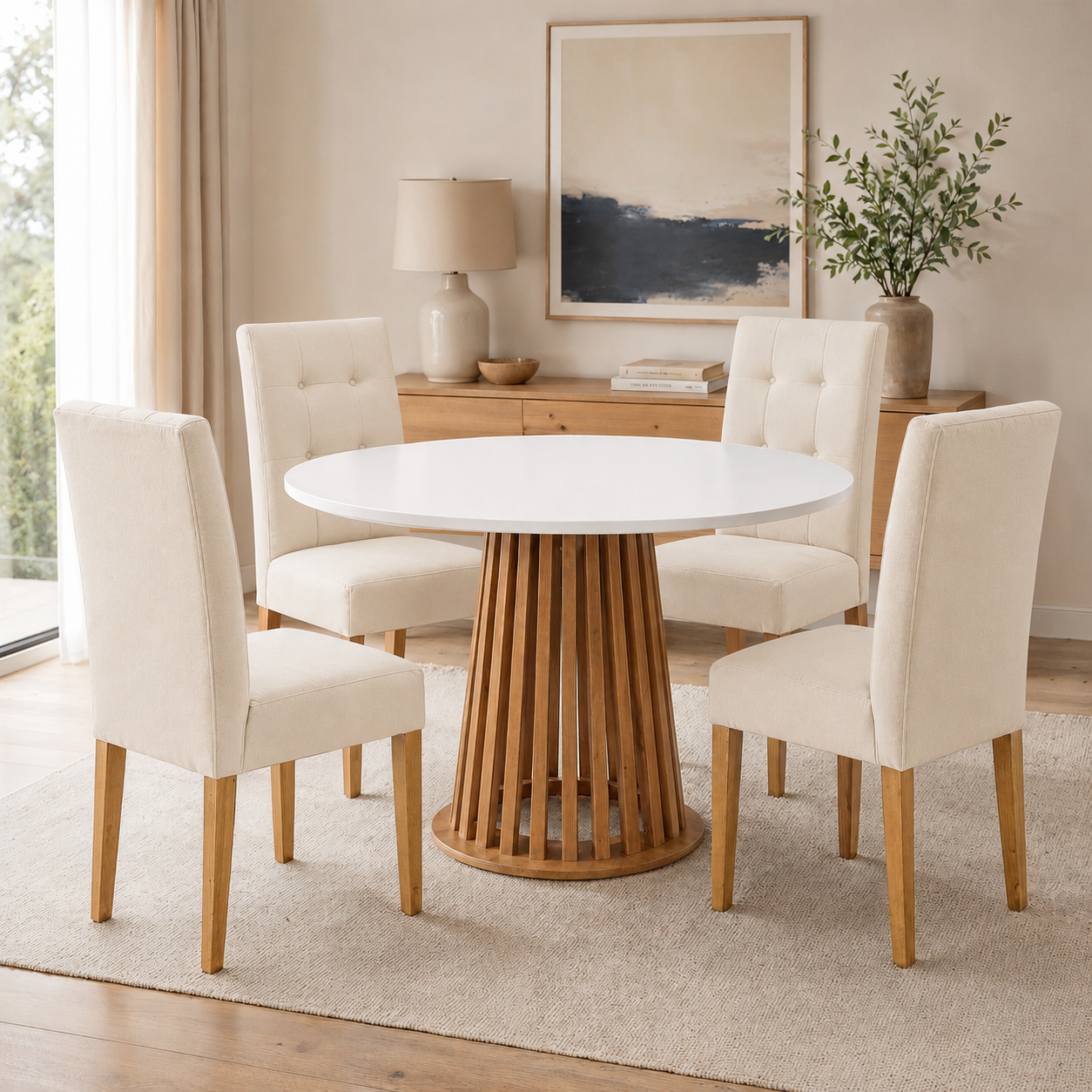 Comedor Noruega, 4 Sillas Noruega