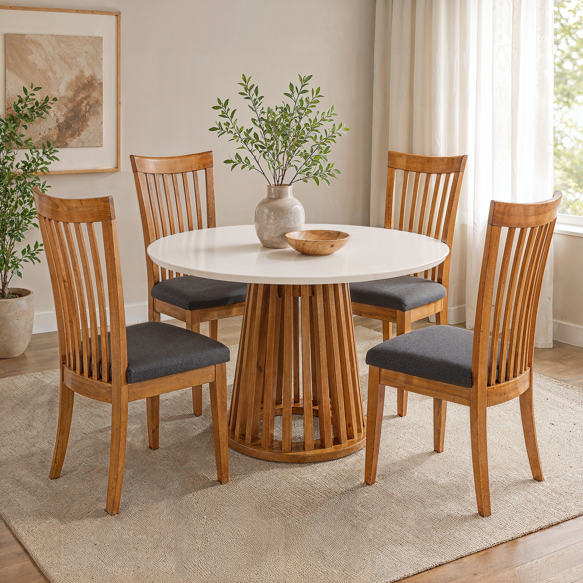 Comedor Noruega, 4 Sillas Sahara